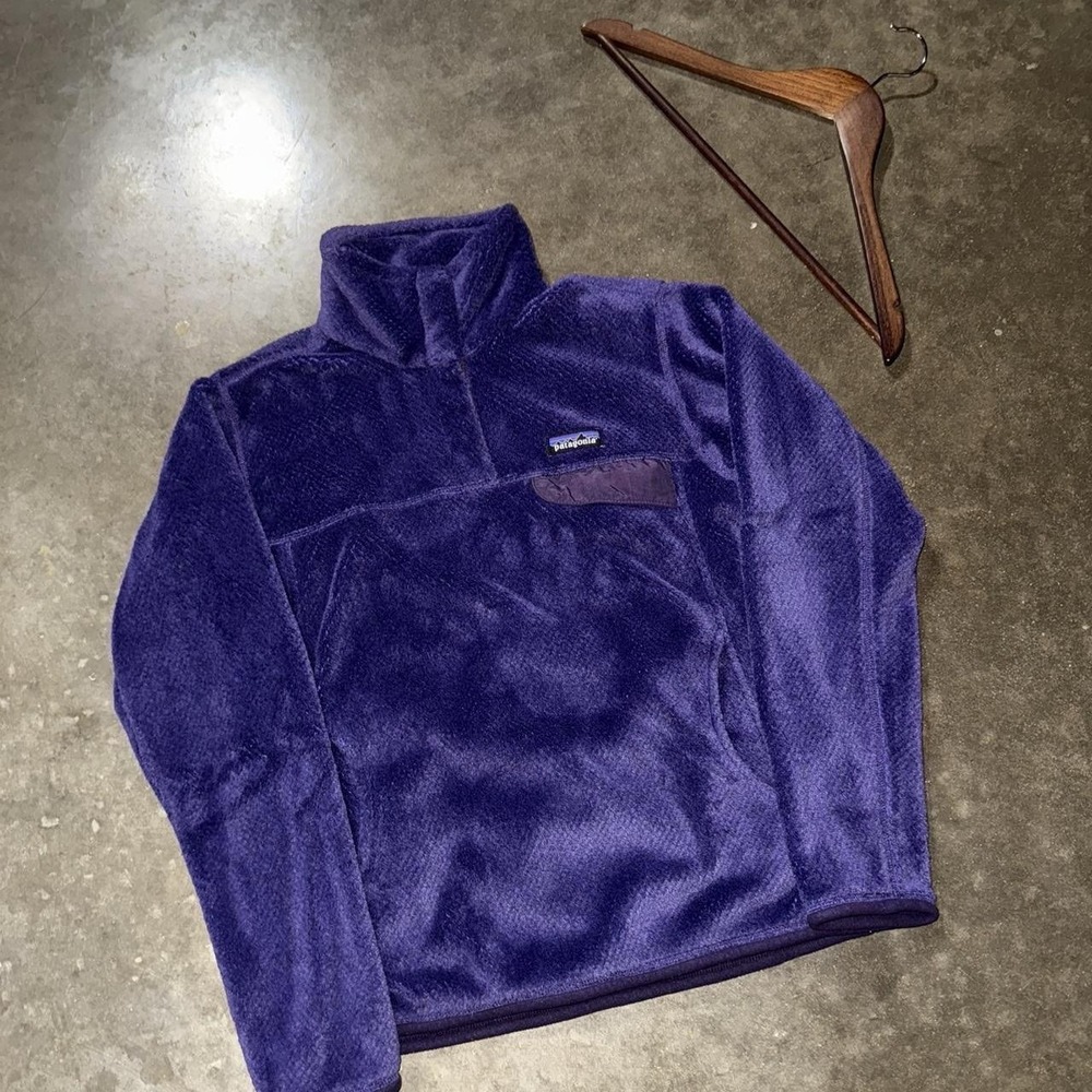 Patagonia Magenta Fleece Sweater Jacket Pullover Women's Size M